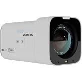 PTZOptics Studio 4K 20x Box Camera - White | Zoom In with Power and Endurance, Capture a head-and-shoulders shot of your subject from up to 90