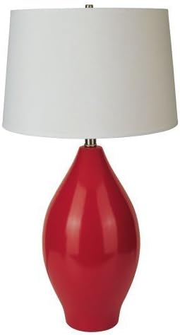 red table lamps amazon