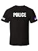 Gs-eagle Men's Police Graphic T-Shirt Xlarge Black