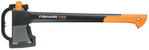 Fiskars X15 Splitting Axe, Tree Branch Cutter and Wood Splitter (23.5-Inch Axe) with Shock-Absorbing Handle - Image 3