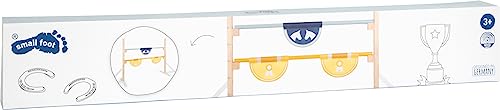 small foot Kids Wooden Obstacle Set Outdoor Exercise Toy for Horse Play and Hobby Horsing 12398 Blue Yellow