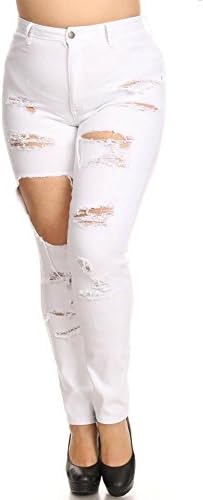Monotiques Plus Size High-Waisted Jeans