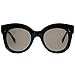 Celine CL41443/S 06Z Black Chris Round Sunglasses Lens Category 3 Size 50mm