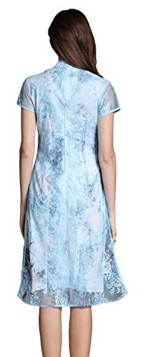 2 Shineflow+Landscape+Painting+Cheongsam+Cocktail