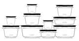 Rubbermaid Rubbermaid Premier Food Storage Containers, 20-Piece Set, Gray,