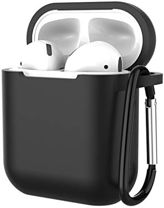 Cocal Mini Silicone Earphone Cover Skin Waterproof Protective Case with Ear Hook,for Apple Airpods Earbuds Charging Case