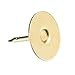 EBOOT Pack of 50 Tie Tacks Blank Pins with Clutch Back (Gold)