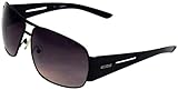 Guess Women's Gradient GU6484STF-BLK-35 Black Rectangle Sunglasses