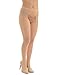 Sheer Crotchless Pantyhose Black Red or Beige Regular