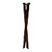 Wooden Mallet Deluxe Straight Leg Luggage Rack,Black Straps, 20