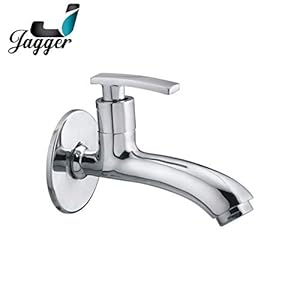 ARISE JAGGER Bib Cock Soft Brass Chrome Plated Quarter Turn Bathroom Tap