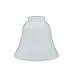 Aspen Creative 23026-4 Transitional Style Replacement Glass Shade, Frosted