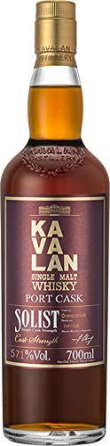 Kavalan Solist Single Malt Whisky Port Cask in Geschenkverpackung (1 x 0.7 l)(Grüne Geschenkbox-Variante mit 60,2 Prozent Alkohol und braune Geschenkbox mit 57,1 Prozent Alkohol.) – Bild 3