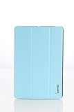 Poetic SLIMLINE Portfolio Case for Apple iPad Mini Tablet SkyBlue/Black (Automatically Wakes and Puts the iPad Mini to Sleep)(3 Year Manufacturer Warranty From Poetic)