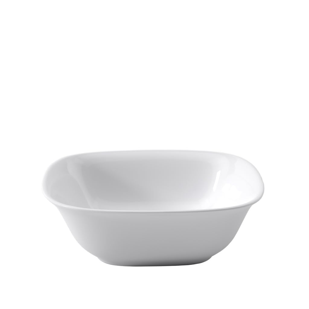 Villeroy & Boch Royal Square Bowl, Premium Porcelain, White