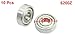 Uxcell a14010200ux0545 10 Pcs 6200Z 10 x 30 x 9mm Single Row Sealed Deep Groove Ball Bearings (Pack of 10)