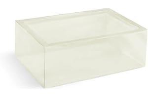 Crafter's Choice Basic Glycerin Melt and Pour Soap Base for Soap Making and DIY Crafting Projects, 2LB Block (Clear)
