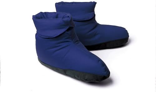 Warm Things Down Booties Navy Small