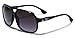 DG Men's Flat Top Aviator Sunglasses