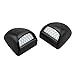 Seven Sparta LED License Plate Lights Replacement for Chevy Silverado 1500 2500 3500 Tahoe Suburban GMC Sierra 1500 2500 3500 Cadillac Escala, 6000K 18SMD LED Light (Pack of 2)