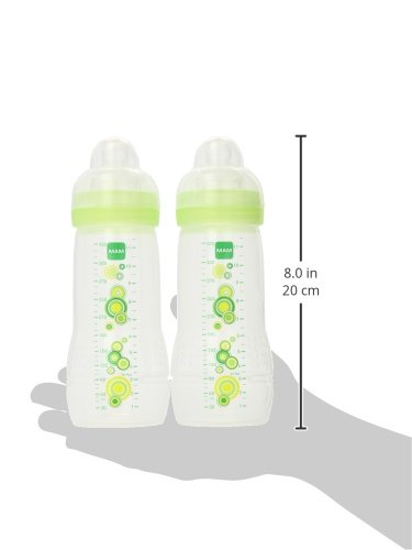 MAM Baby Bottle, Unisex, 11 Ounces, 2-Count