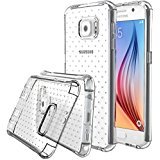 Galaxy S6 Case, TruGlue {Drop Protection} Transparent Flexible Perfect Fit Bumper TPU Scratch Resistant Case for Samsung Galaxy S6 (Anti Scratch) (Clear)