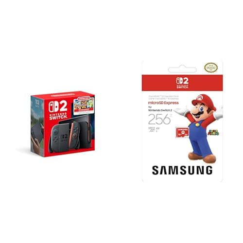 Nintendo Switch™ 2: Choose Your Game Bundle + Samsung microSD Express Card – 256GB Switch™ 2