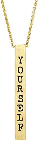 Fancydeli? Memorial Necklace "Believe in Yourself" Best Gift for Women Men Boys girls