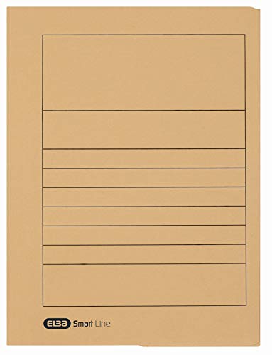 Elba 235461CH - Cartella portadocumenti, 250 g/mq, in cartone manila, per fogli A4 150 DIN circa, 25 pezzi, colore: Camoscio