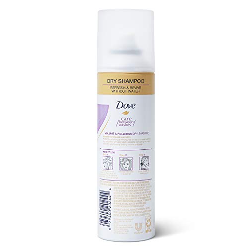 Champú seco dove para cabello graso, volumen y plenitud para
