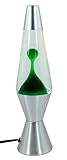 GREEN LAVA LAMP - ORIGINAL CLASSIC DESIGN SILVER BASE - MODERN MOOD LIGHT - NEW