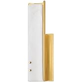 Hudson Valley Lighting 9715-AGB Lucio - 12W 1 LED Wall Sconce-14.5 Inches Tall and 4.25 Inches Wide