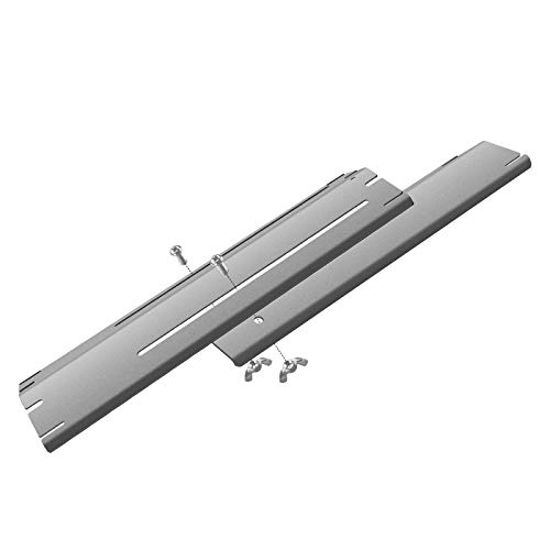 image for Uniflasy Universal Adjustable Porcelain Steel Heat Plate Shield, Heat 
