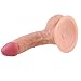 Pure Cell, 6.6 Inch Super Curvy Premium Dildo with Suction Cup - Harness Compatible