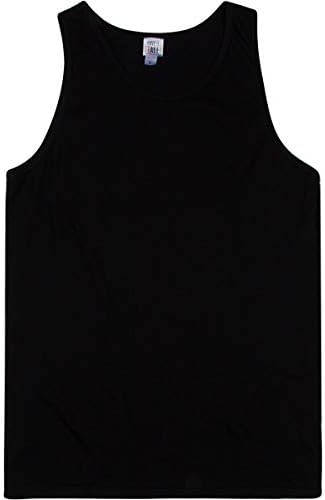 Next Level Apparel Men's Cotton Muscle Tank Top, Black, X-Large at