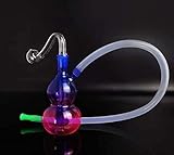 Portable Oil Heat Burner 5'' Set Gradient Color Glass