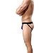 MuscleMate Premium Men's Jockstrap, Hot Men's Jockstrap Thong Underwear, (L, Blue)