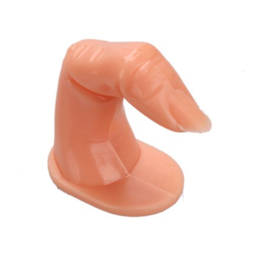 Olymstore(TM) 5pcs Make up Nail Art Kit Plastic False Finger Practice Training Display Tool