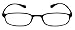 Calabria Reading Glasses - 718 Flexie in Ebony (+1.50)