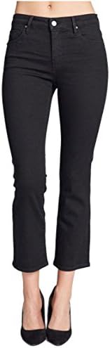 Unpublished Margaux Mid Rise Cropped Denim Flare