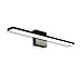 comeonlight 24-inch LED Vanity Light Fixture Modern Bathroom Light Fixtures 12W 800 Lumens Aluminum Material Bathroom Vanity Light (4500K White Color,Ra:85) (Black)