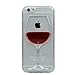 iPhone 6 6s Case Rihan 3D Design Flowing Liquid Red Wine Glass Cocktail Beer Bottle Design Transparent Plastic Case for Apple iPhone 6 4.7 inch red wine glass iphone Case (iPhone 6 / 6s)