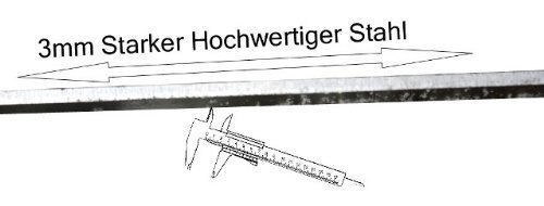 Selbstbauschild Schneeschild Räumschild als Bausatz gewalzt/Breite: 175 cm/Höhe: 40 cm / 3 mm starkes Stahlblech… – Bild 4