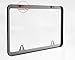 License Plate Frame 2 Holes, Polished Stainless Steel, Mirror Finish - Not Chrome Plated, Slim with Bonus Large 76 pc Stainless License Plate Screws Kit, Christensen and Nielsen