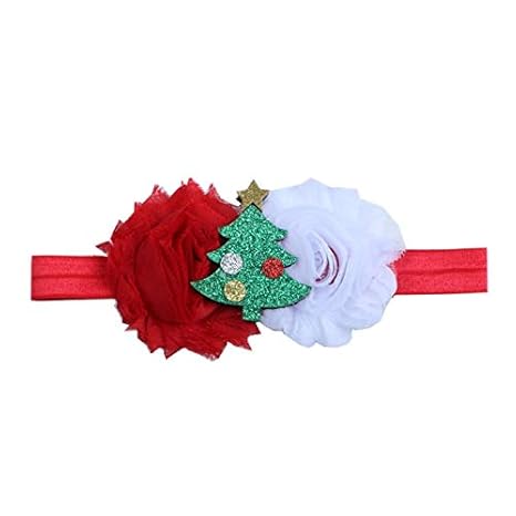 Christmas Stretch Baby Girl Hair Accessories Headband Newborn
