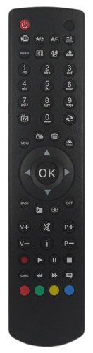Replacement Remote Control for Vestel Telefunken RC1912 / Toshiba/Hitachi/Teletech/Celcus/Finlux/OK/ISIS/Acer/Polaroid/Bush/JVC