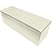 Sorbus Storage Bench Chest – Collapsible/Folding Bench Ottoman with Cover – Perfect Hope Chest, Pouffe Ottoman, Coffee Table, Seat, Foot Rest, and More – Contemporary Faux Leather, Large (Beige)
