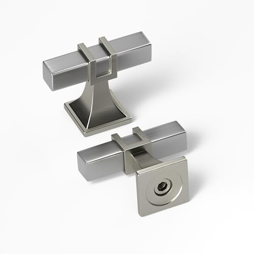 homdiy 25 Pack Kitchen Cabinet Knobs Brushed Nickel