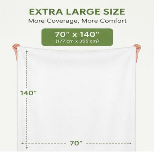 10 Pack Disposable Bath Towels – Compressed, Individually Wrapped Towels for Hotel, Spa, Gym, Salon, Beach, Sauna, Camping & Travel – Soft, Absorbent, Lightweight & Portable