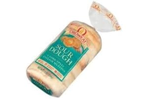 OROWHEAT Oroweat English Muffins 6 Count Bag (Pack of 3) (Sour Dough - Fork Split)